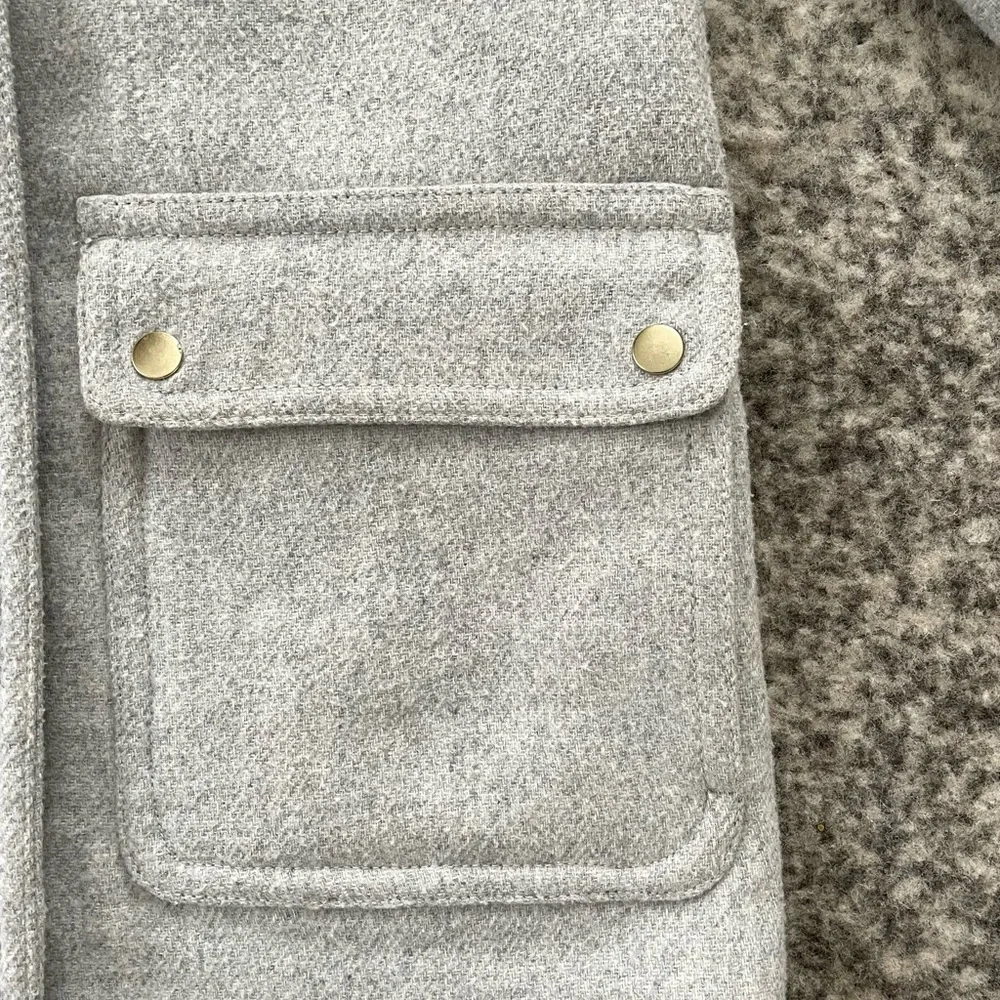 J. Crew Pea Coat feat. Faux Fur trim